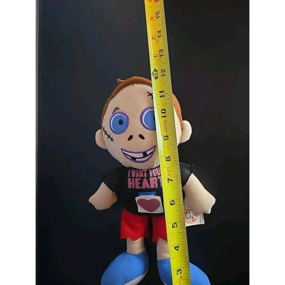 Peek A Boo Toys Boy The Walking Dead Monster Plush 12" Tall I Want Your Heart - Picture 6 of 6